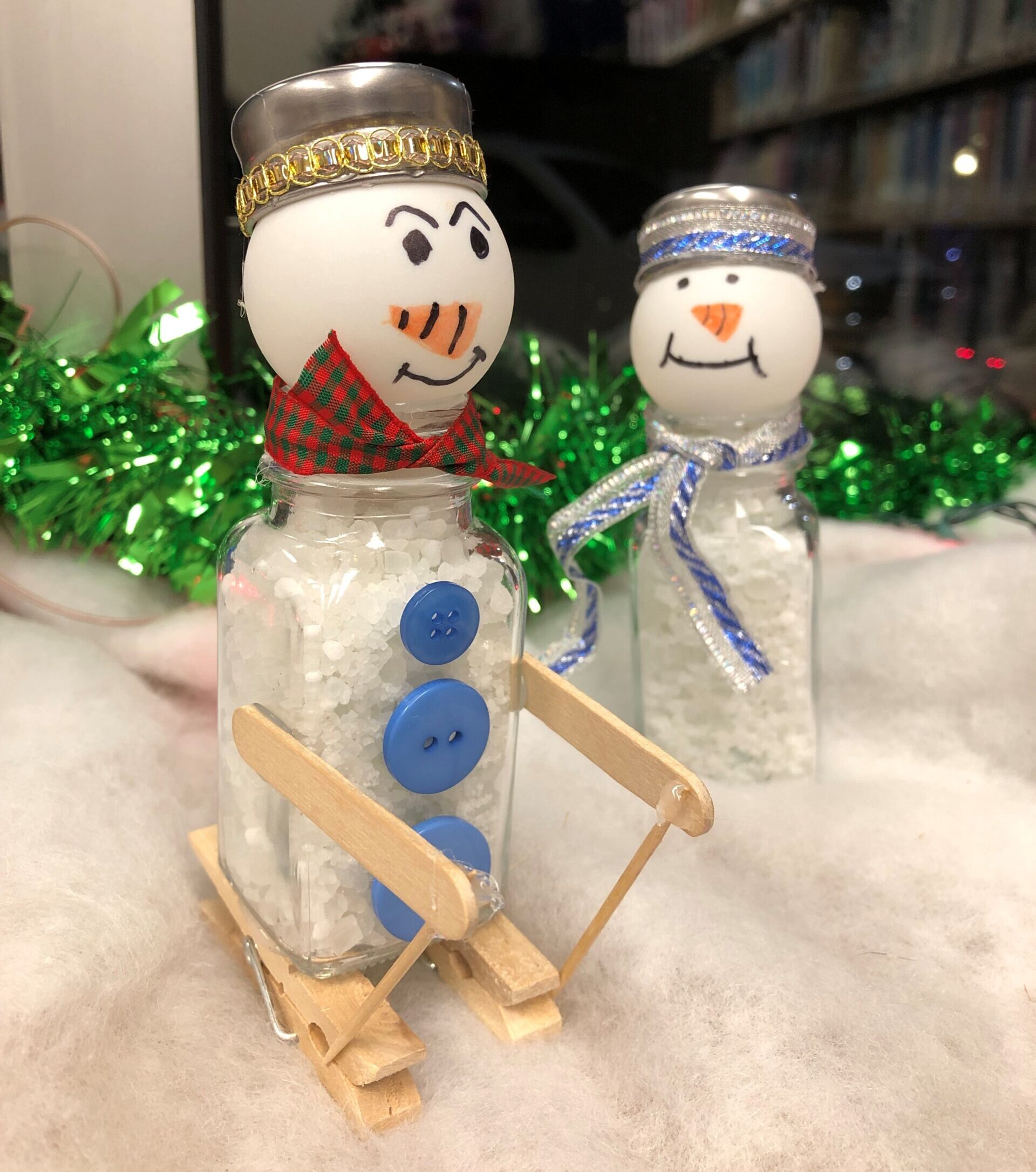 Image of a Sensible Salting Snowman made out of a salt shaker